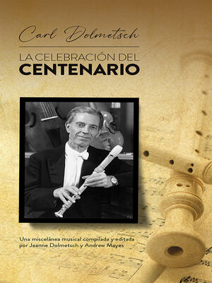 cover image of Carl Dolmetsch. La celebración del centenario